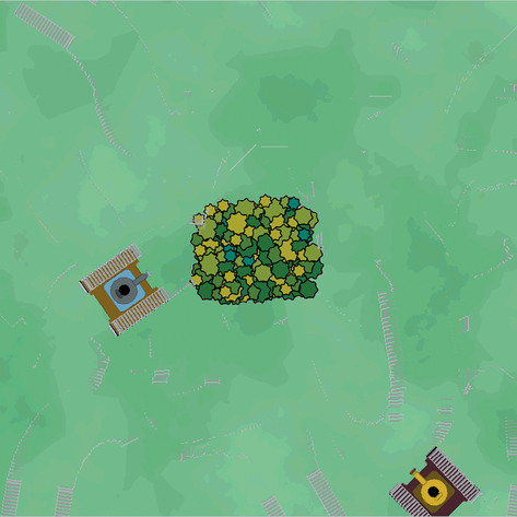 The tanks were aware of each other's position