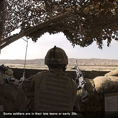 View from Sangin firing position