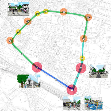Early plans to reconsider ring-road forming the context for public art commissions